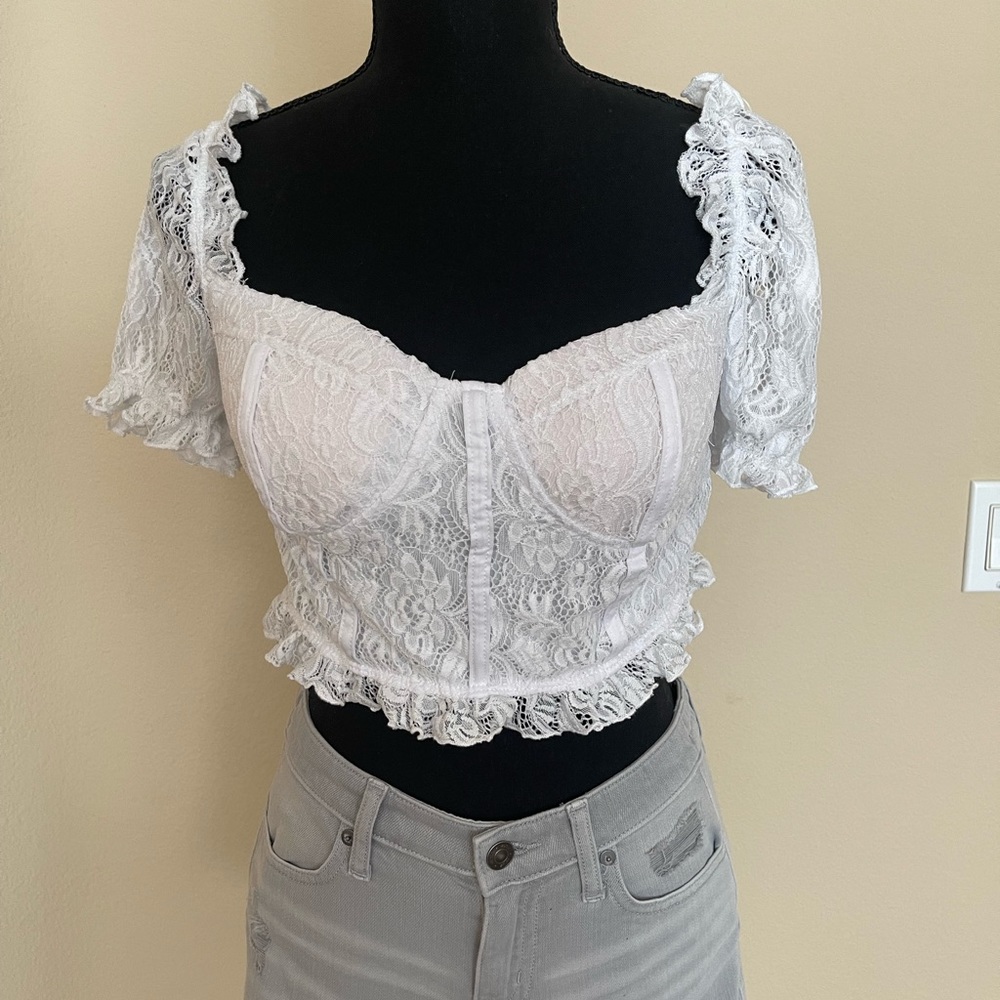 Cute Papaya Lace Top (Top Only)